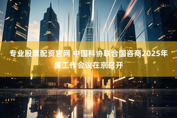 专业股票配资官网 中国科协联合国咨商2025年度工作会议在京召开